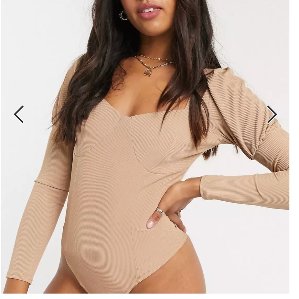Ribbed Bodysuit - Picture 2 of 5